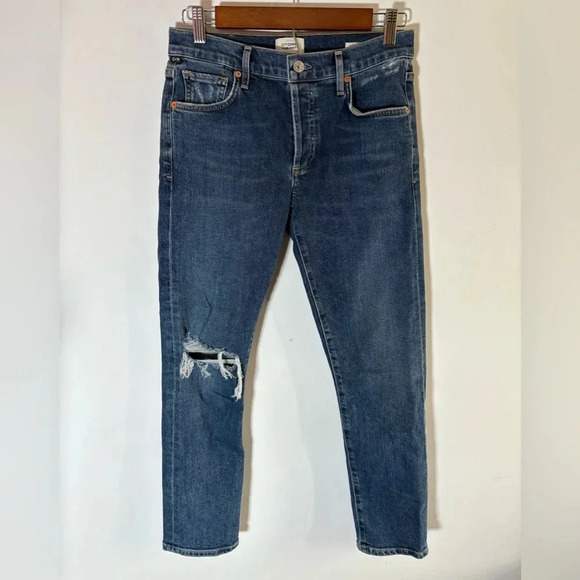 CITIZENS‎ OF HUMANITY emerson slim fit boyfriend jean in distressed tempo 0234 - Picture 4 of 15